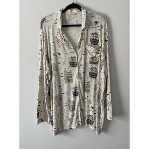 In My Sundays Halloween Spooky Pajama Set Size XXXL Holiday Comfort Stretchy